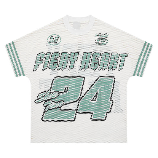 Men's Street Breathable Sports Jersey Loose Short Sleeve T-Shirt Wrinkle Ressistant