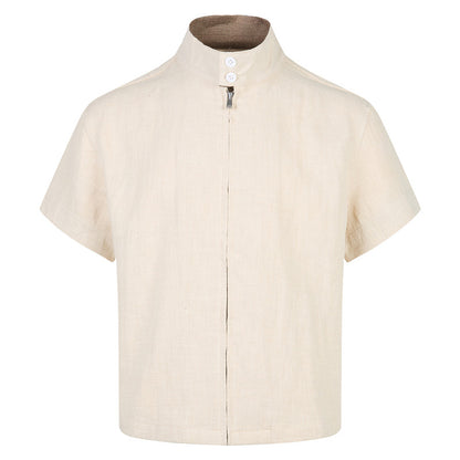 Short Sleeve Shirt for Men Cleanfit Design Top Old Money Style Wrinkle Resistant "Limited Pieces"