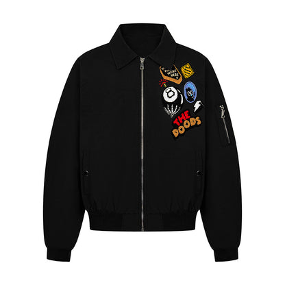 Plush coat badge embroidered jacket baseball jersey "LIMITED PIECES"