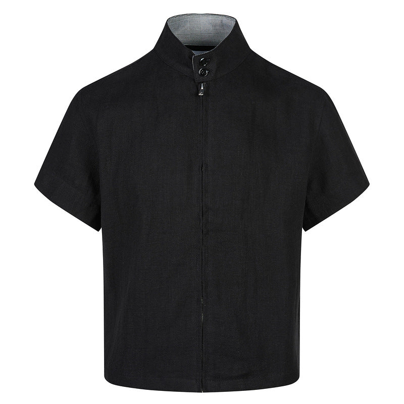 Short Sleeve Shirt for Men Cleanfit Design Top Old Money Style Wrinkle Resistant "Limited Pieces"
