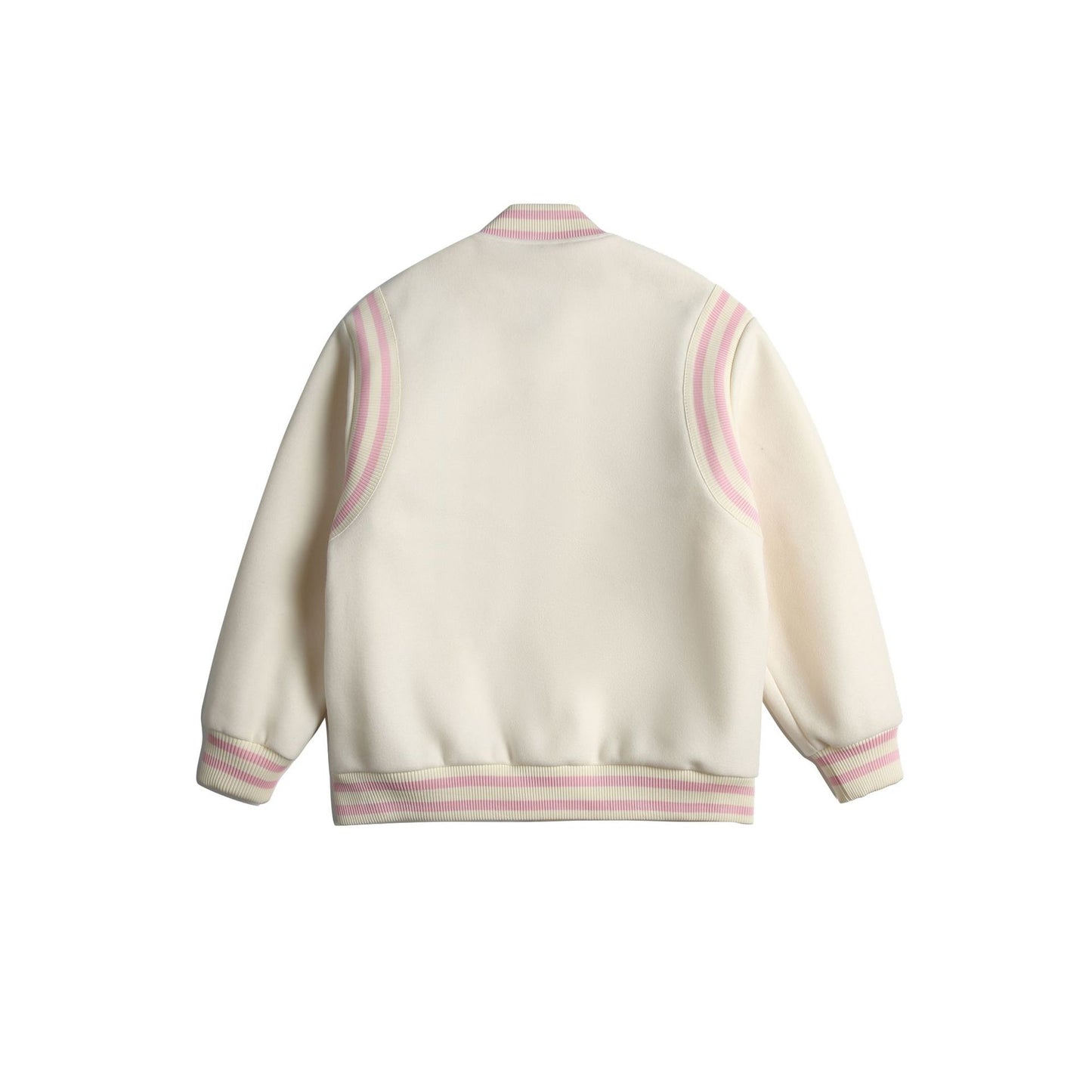 Retro studded embroidered contrasting woolen baseball jersey jacket "LIMITED EDITION"