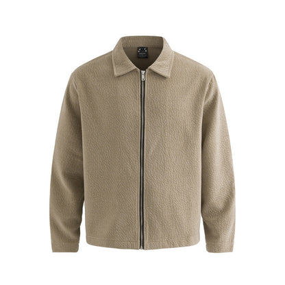 Men's Simple Trendy Old Money Style Textured Lapel Jacket "CatchyEnough" Exclusive