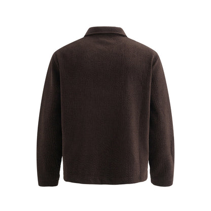 Men's Simple Trendy Old Money Style Textured Lapel Jacket "CatchyEnough" Exclusive