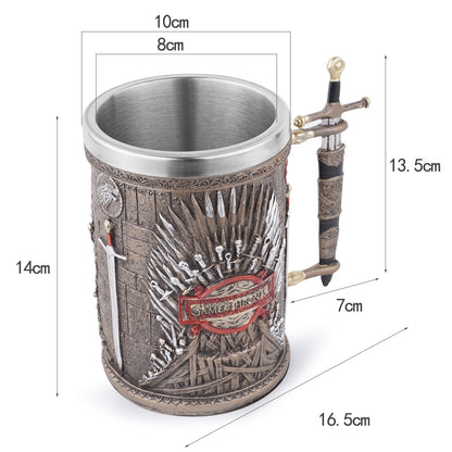Resin skull home mug ornament "Limited Pieces"